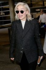 EMILIA CLARKE at LAX Airport in Los Angeles 01/02/2018