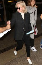 EMILIA CLARKE at LAX Airport in Los Angeles 01/02/2018