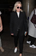 EMILIA CLARKE at LAX Airport in Los Angeles 01/02/2018