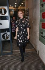 EMILIA FOX Leaves BBC Studios in London 01/15/2018