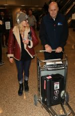 EMILY BETT RICKARDS at Salt Lake City International Airport in Park City 01/18/2018