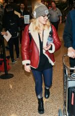 EMILY BETT RICKARDS at Salt Lake City International Airport in Park City 01/18/2018