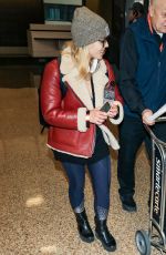 EMILY BETT RICKARDS at Salt Lake City International Airport in Park City 01/18/2018