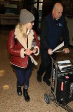 EMILY BETT RICKARDS at Salt Lake City International Airport in Park City 01/18/2018