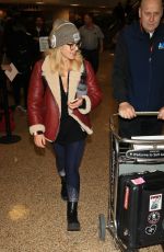 EMILY BETT RICKARDS at Salt Lake City International Airport in Park City 01/18/2018