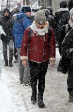 EMILY BETT RICKARDS Out and About in Park City 01/25/2018