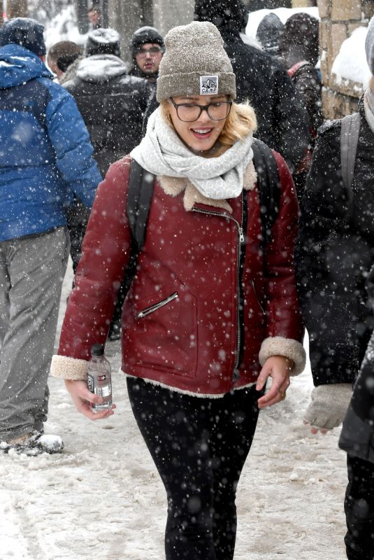 EMILY BETT RICKARDS Out and About in Park City 01/25/2018