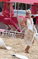 EMMA FORBES at a Beach in Barbados 01/02/2018