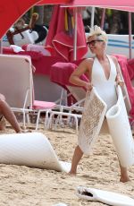 EMMA FORBES at a Beach in Barbados 01/02/2018