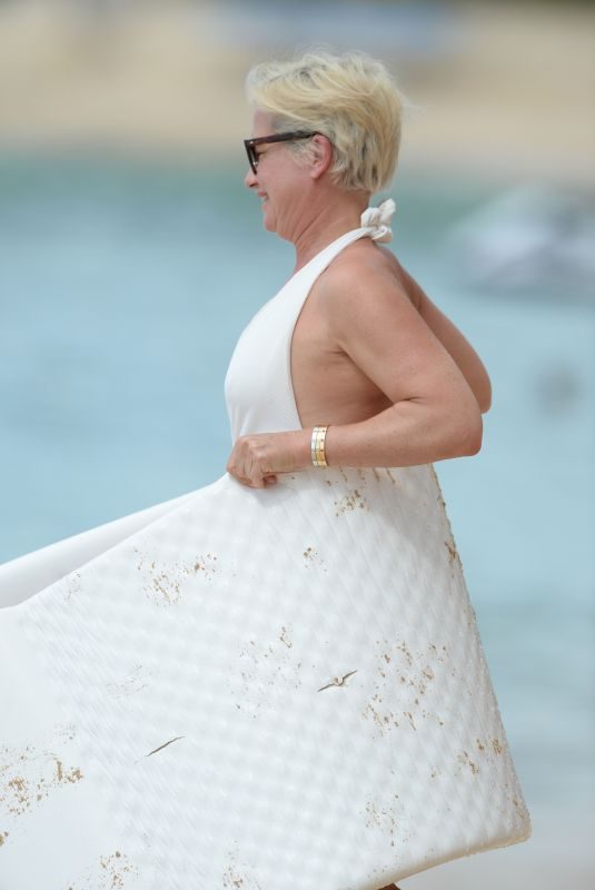 EMMA FORBES at a Beach in Barbados 01/02/2018