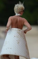 EMMA FORBES at a Beach in Barbados 01/02/2018