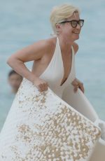 EMMA FORBES at a Beach in Barbados 01/02/2018