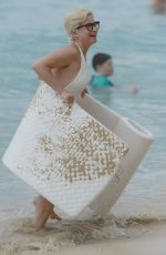EMMA FORBES at a Beach in Barbados 01/02/2018