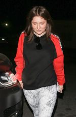 EMMA KENNEY at Meche Hair Salon in Beverly Hills 01/25/2018