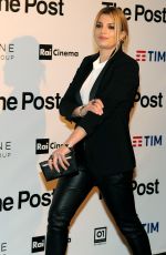 EMMA MARRONE at The Post Premiere in Milan 01/15/2018