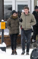 EMMA ROBERTS and Evan Peters at Sundance Film Festivak in Park CIty 01/20/2018