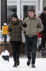EMMA ROBERTS and Evan Peters at Sundance Film Festivak in Park CIty 01/20/2018