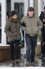 EMMA ROBERTS and Evan Peters at Sundance Film Festivak in Park CIty 01/20/2018