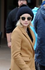 EMMA ROBERTS at Salt Lake City International Airport 01/18/2018