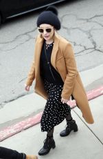 EMMA ROBERTS at Salt Lake City International Airport 01/18/2018
