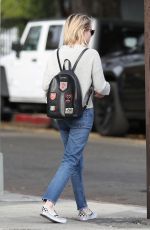 EMMA ROBERTS in Jeans Out Shopping in Los Angeles 01/30/2018