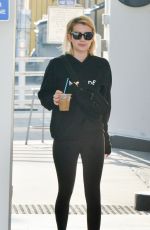 EMMA ROBERTS Out and About in Beverly Hills 01/11/2018