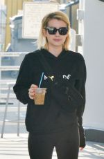 EMMA ROBERTS Out and About in Beverly Hills 01/11/2018