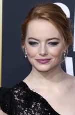 EMMA STONE at 75th Annual Golden Globe Awards in Beverly Hills 01/07/2018