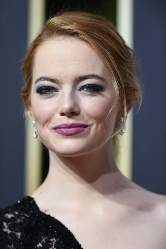 EMMA STONE at 75th Annual Golden Globe Awards in Beverly Hills 01/07/2018