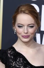 EMMA STONE at 75th Annual Golden Globe Awards in Beverly Hills 01/07/2018