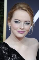EMMA STONE at 75th Annual Golden Globe Awards in Beverly Hills 01/07/2018