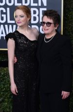 EMMA STONE at 75th Annual Golden Globe Awards in Beverly Hills 01/07/2018