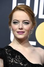 EMMA STONE at 75th Annual Golden Globe Awards in Beverly Hills 01/07/2018