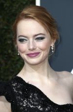 EMMA STONE at 75th Annual Golden Globe Awards in Beverly Hills 01/07/2018