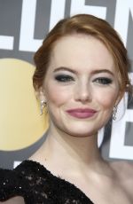 EMMA STONE at 75th Annual Golden Globe Awards in Beverly Hills 01/07/2018