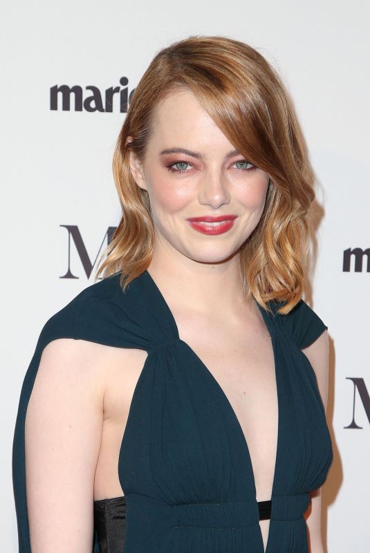 EMMA STONE at Marie Claire Image Makers Awards in Los Angeles 01/11/2018