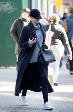 EMMA STONE Out in New York 01/25/2018