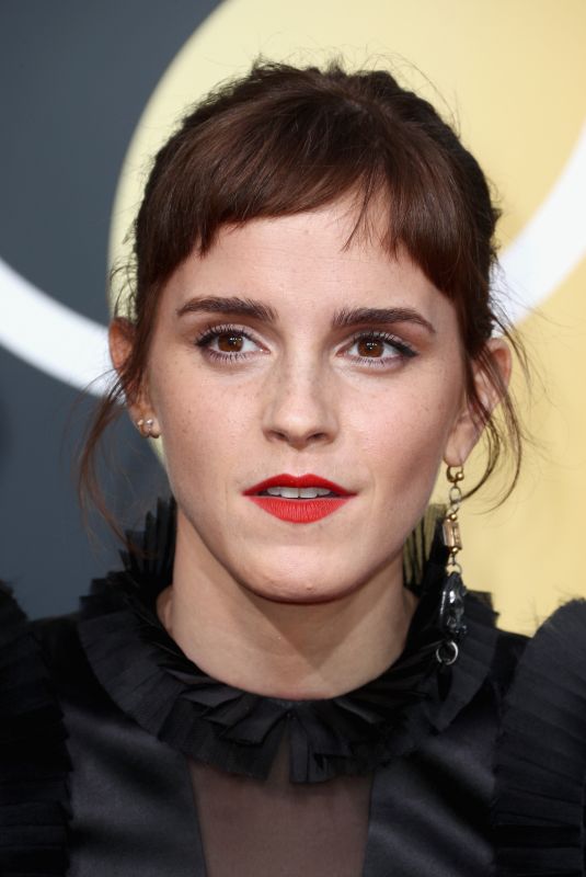 EMMA WATSON at 75th Annual Golden Globe Awards in Beverly Hills 01/07/2018