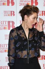 EMMA WILLIS at Brit Awards Nominations Launch Party in London 01/13/2018