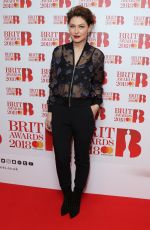 EMMA WILLIS at Brit Awards Nominations Launch Party in London 01/13/2018