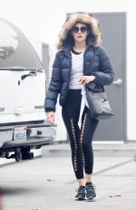 EMMY ROSSUM Out and About in Los Angeles 01/03/2018