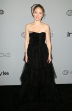 ERIKA CHRISTENSEN at Instyle and Warner Bros Golden Globes After-party in Los Angeles 01/07/2018