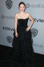 ERIKA CHRISTENSEN at Instyle and Warner Bros Golden Globes After-party in Los Angeles 01/07/2018