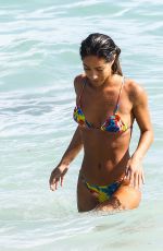 ERIKA WHEATON in Bikini at a Beach in Miami 01/12/2018
