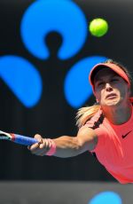 EUGENIE BOUCHARD at Australian Open Tennis Tournament in Melbourne 01/16/2018