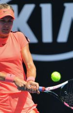 EUGENIE BOUCHARD at Australian Open Tennis Tournament in Melbourne 01/16/2018