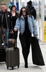 FAYE BROOKES and CATHERINE TYLDESLEY Arrives Back to Manchester 01/24/2018