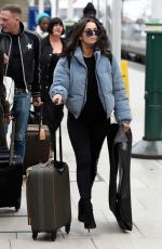 FAYE BROOKES and CATHERINE TYLDESLEY Arrives Back to Manchester 01/24/2018