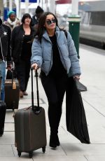 FAYE BROOKES and CATHERINE TYLDESLEY Arrives Back to Manchester 01/24/2018
