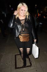 FELICITY HAYWARD Arrives at Hello Love Robinsons Event in London 01/30/2018